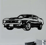 Black Vinyl Wall Decal - Inspired by Ford Mustang GC107