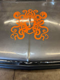 Hood Rip Through Flame Decal Set - Tribal Graphics for Cars & Trucks