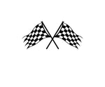 Checkered Flag Racing Decal for Trailers - High-Quality Sticker Graphics RCF004