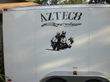 Fear Nothing Snow Melting Trailer Decals - Durable Winter Graphics for Adventurers