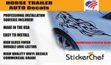 Three Running Horses Decal EQH103 by Sticker Chef - die-cut vinyl decal, view 2