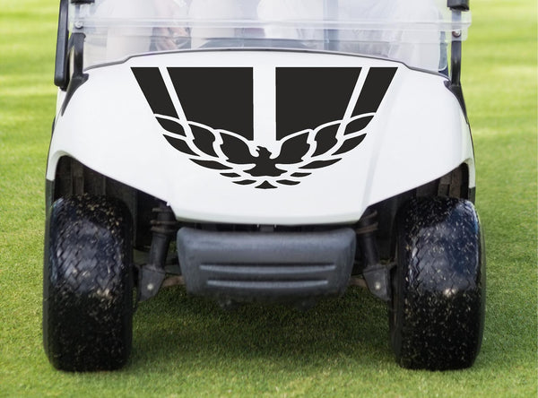 Trans Am Bird Hood Golf Cart Side by Side ATV Decals Stickers GCH02