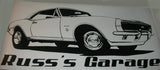 1975 Porsche 911 930 Turbo Classic Car Wall Decal Art Black Large