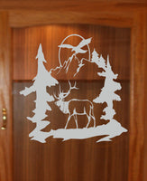 Elk Mountains Eagle Etched Vinyl Decal Air Release Installation GC23