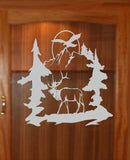 Elk Mountains Eagle Etched Vinyl Decal Air Release Installation GC23