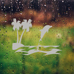 Dolphin Jumping Etched Glass Decals for Shower Doors  Windows - Elegant Bathroom Decor