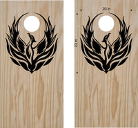 Falcon Bird Vinyl Decal Sticker for Cornhole Boards - A02 Design