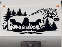 Mustang Horse Vinyl Decal Sticker for RVs Campers  5th Wheel Motor Homes