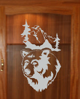 Bear Mountains Eagle Etched Vinyl Decal Air Release Installation GC24