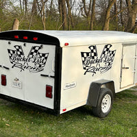 Life Behind Bars Snowmobile Decal - Sled Handlebars Vinyl Sticker 23" x 15"
