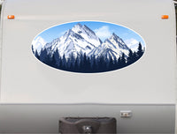 Scenic Mountain RV Camper Decal – Printed & Laminated Outdoor Graphic MT15