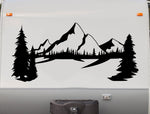StickerChef Mountain Adventure RV Decal - Scenic Vinyl Graphics MT33
