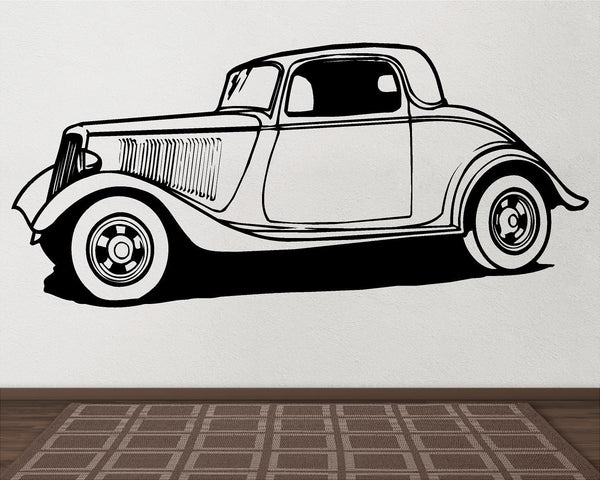 1934 Auto Car Wall Decals Stickers Man Cave Boys Room Décor