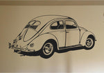 1948 Bug Car Wall Decal- Auto Murals- Man Cave Decor