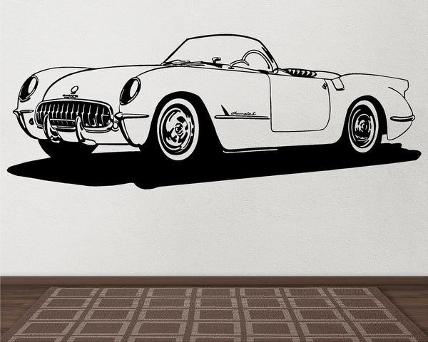 1953  Car Wall Decals Stickers Man Cave Boys Room Décor