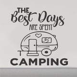 Camping Decals for RV  Camper Van Doors  The Best Days Are Camping Stickers