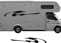 Large Replacement Trailer Decals Set for Pontoon Boat  RV - CB60 Stripes  Graphics