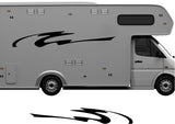 Large Replacement Trailer Decals Set for Pontoon Boat  RV - CB60 Stripes  Graphics