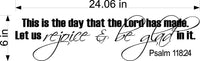 This Is The Day The Lord Wall Decal - Inspirational Home Decor Sticker