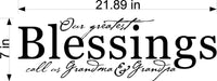 Greatest Blessing Wall Decal - Inspirational Home Decor Sticker