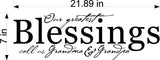 Greatest Blessing Wall Decal - Inspirational Home Decor Sticker