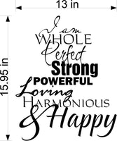 Whole Perfect Wall Stickers Decal for Inspiring Home Decor
