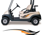 Two-Color Golf Cart Decals and Go-Kart Stickers - Side by Side Graphics