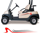 Two-Color Golf Cart Decals and Stickers for Go-Karts and Side-by-Sides - MR003
