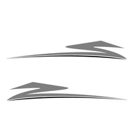 Two-Color Golf Cart Decals - Side by Side Off-Road ATV Racing Stickers