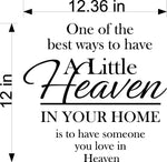 Heavenly Home Wall Stickers Decal - Inspirational Decor for Every Room