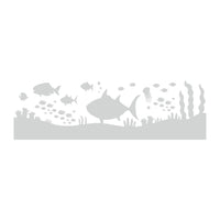 Ocean Tuna Fish Decals for Etched Glass Shower Doors  Windows - SC06