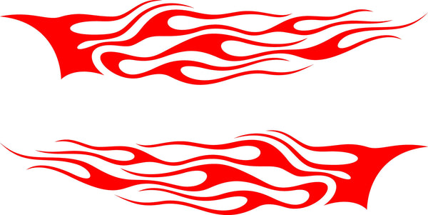 Flame Decals for Cars Trucks Boats SFHF52