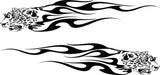 Leopard Flame Car Decals - Stylish Stickers for Trucks Boats  Golf Carts