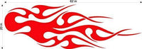 Tribal Side Flames Decal Sticker for Auto Truck Car  Boat - TF004