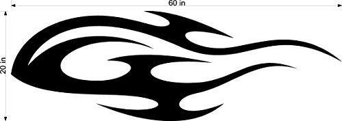 Tribal Flame Decal Sticker for Auto Truck Car and Boat - TF050