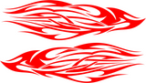 Tribal Side Flames Decal Sticker for Auto Truck Car and Boat - TF052