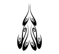 Car Hood Flames Graphics Decals for Trucks and Autos - Stylish Flame Design HH12