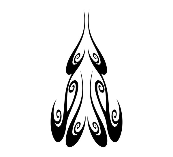 Car Hood Flames Graphics Decals for Trucks and Autos - Stylish Flame Design HH12