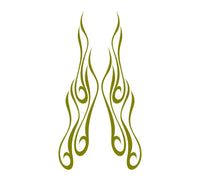 Flame Graphic Decals for Auto Truck  Car Hoods - HH31 Design
