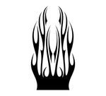 Flame Graphics Decals for Auto Truck Car Hoods - HH38 Stylish Design