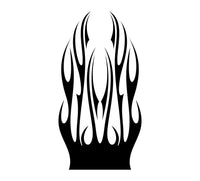 Flame Graphics Decals for Auto Truck Car Hoods - HH38 Stylish Design