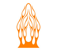 Flame Graphics Decals for Auto Truck Car Hoods - Dynamic HH47 Design