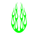 Auto Truck Car Hood Flames  Graphics Decals HH50