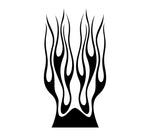 Auto Truck Car Hood Flames  Graphics Decals HH52