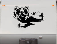 Bear Den Mountains RV Camper 5th Wheel Motor Home Vinyl Decal Sticker