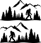 Big Foot Custom Car Window Decals Stickers