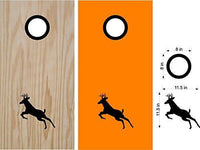 hunting fishing cornhole decal