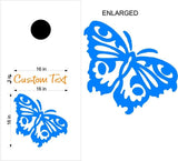 Butterfly Vinyl Decal Sticker for Cornhole Boards - Colorful Game Decor