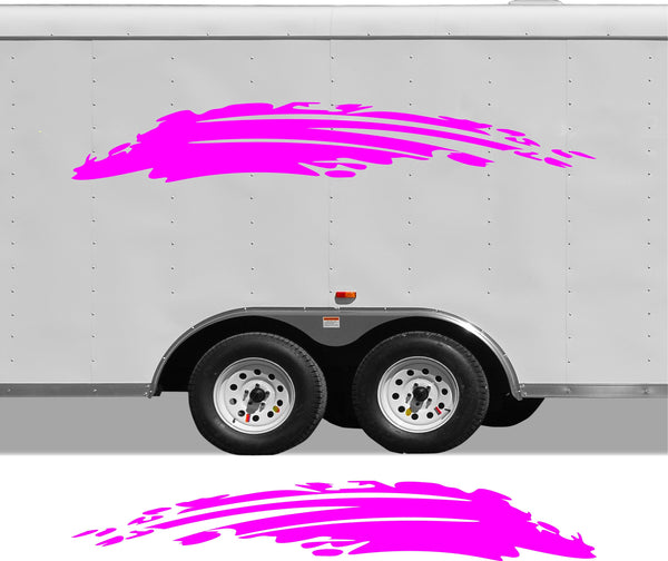 Pontoon Boat Decals - RV Camping Trailer Stripe Set CB31 for Motor Home Graphics