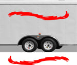 Pontoon Boat RV Replacement Decals - CB32 Stripe Set for Motor Home Camping Trailers